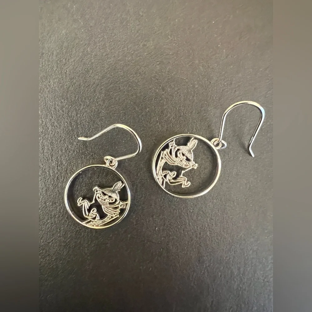 Moomin Earrings Little My Adventure 925 Silver Size Small